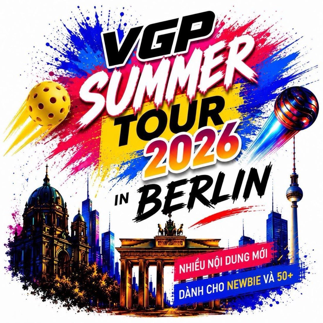 VGP Summer Tour 2026 in Berlin – Turnierplakat
